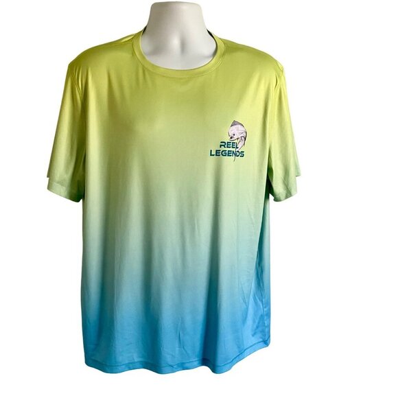 Reel Legends Lea Szymanski Mahi Fish Graphic Tee Shirt Men's Large NEW - Picture 3 of 9